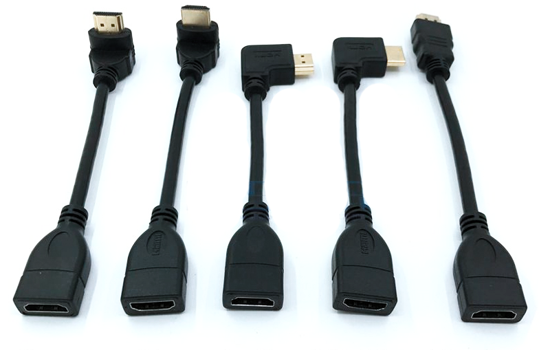 Простое и надежное решение при выборе HDMI-переходника — короткие кабельные конструкции, увенчанные на своих концах разъемами заданного форм-фактора
